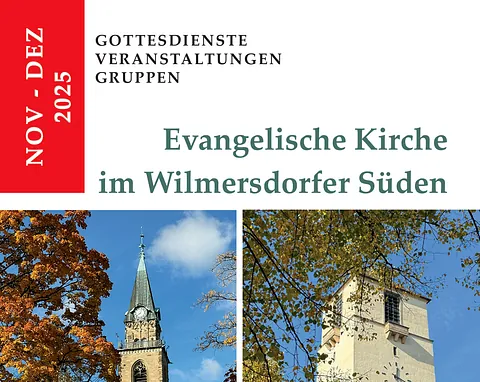 Titelseite des Terminblatts vom September und Oktober